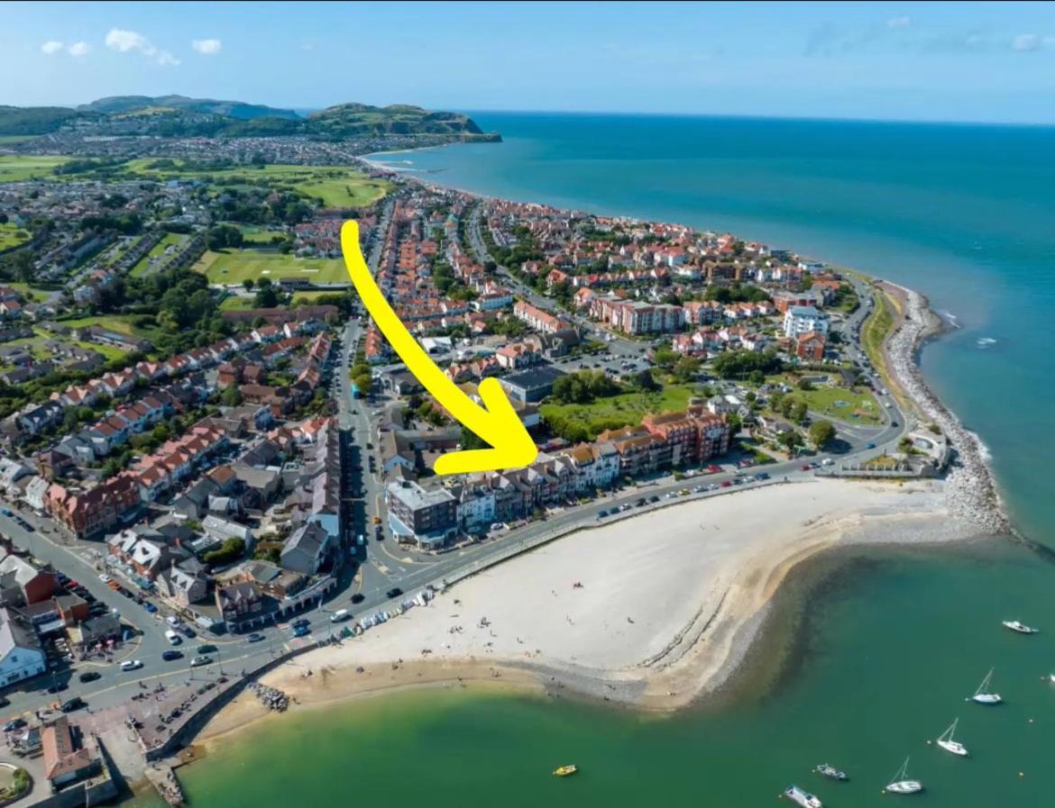 Stunning 2 Bedroom Ground Floor Sea View Apartment Rhôs-on-Sea Eksteriør bilde